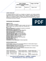 Ficha Tecnica Limpiador Liquido Multiusos D Yilop-2018