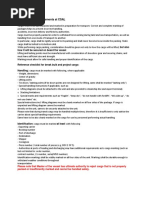 Cargo Marking Requirements at CSAL