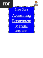 Accounting Department Manual