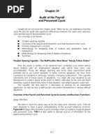 Audit of The Payroll and Personnel Cycle: Chapter Opening Vignette - The Staff Auditor Must Never "Simply Follow Orders"