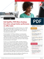 Dell OptiPlex 7070 Micro Desktop: Save Time and Get Better Performance On Office Tasks