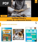 S1 - Tipología Textual y Niveles de Comprensión Lectora