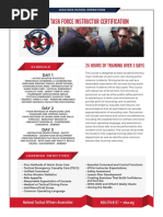 Rescue Task Force Instructor Certification: 24 Hours of Training Over 3 Days