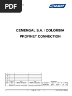 Cemengal S.A. / Colombia Profinet Connection