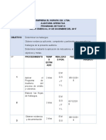 Programa de Auditoria Fase Iii