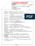 General Organic Chemistry: Correct Explanation For STATEMENT-1