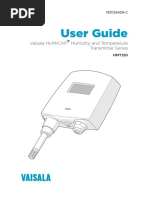 Vaisala RH Sensor HMT120 (User Guide - 2018)