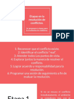 Fases para La Resolucion de Conflictos