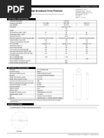 High Broadband Cross Polarized 5721.00: Electrical Specifications