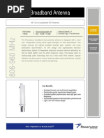 Low Broadband Antenna: 90 2.6 M X-Polarized FET Antenna