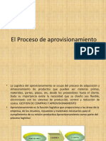 El Proceso de Aprovisionamiento