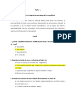 Taller 1 Sobre Los Imaginarios Sociales de La Sexualidad