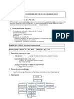 Perfil de Puesto - Psicologo Orga