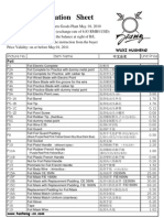 Price List 2010