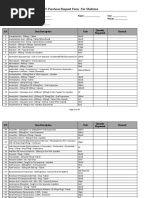 RDF-Purchase Request Form - For Medicine: S.N. Item Description Unit Remark Quantity Requested