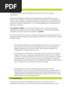 7.1 Definición: para Robbins (1996) El Control Puede Definirse Como "El Proceso de Regular