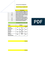 Costo Horario Maquinaria Pesada