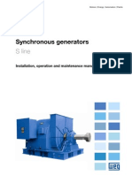 WEG Synchronous Generator S Line Manual English