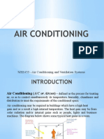 Air Conditioning and Psychrometry