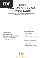 Fluidos Newtonianos y No Newtonianos