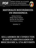 Avances BIOCERAMICAS