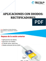 S03 - Aplicacion de Diodos - Rectificadores, Zener, Fuentes 2020abr PDF