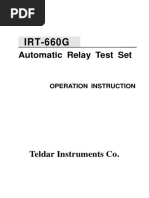 IRT-660G Automatic Relay Test Set PDF