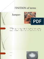 dEFINITION of Terms Jumper