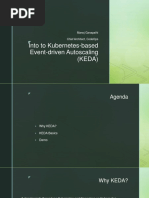 Into To Kubernetes-Based Event-Driven Autoscaling (Keda) : Manoj Ganapathi Chief Architect, Codeops