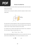 Pressure of An Ideal Gas: Mathematical Derivation