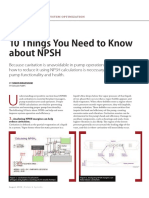 10 Things You Need To Know About NPSH