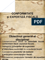 Structura Cursului+ Conformismul Fiscal