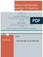 Surveying & Levelling: OER 6-Repository of Questions