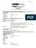 Safety Data Sheet Rapid Fixer: According To Regulation (EC) No 1907/2006, Annex II, As Amended