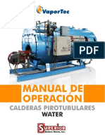 Manual de Operación de Calderas Pirotubulares Water SBW and Vaportec PDF