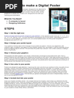 How To Make A Digital Poster: Steps