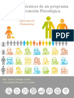 Elementos Técnicos de Un Programa de Intervención Psicológica