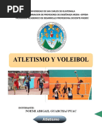 Atletismo y Voleibol