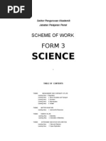 Scheme of Work: Science