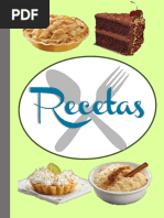 Diseño - Recetas