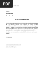 Carta de Exclusion FABIAN VILLA