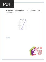 Actividad Integradora 1 Costos de Produccion