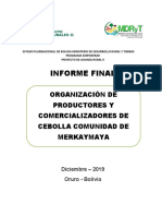 Informe Final Plan Alianza Comunidad de Merkaymaya