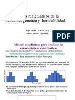 Análisis Matemáticos de La Variación Genética y Heredabilidad