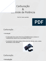 Carburação Controle de Potência