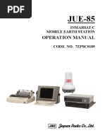 Operation Manual: Inmarsat-C Mobile Earth Station