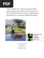 Coliform Standards in India PDF