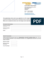 Supplementary Sheet MME-PS 2019