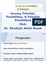 Kuliah 2 Falsafah Pendidikan