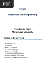 1 Introduction To C Programming